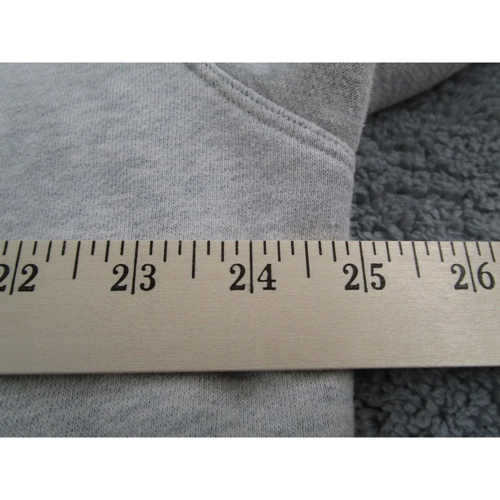 Lululemon Mens Quarter Zip Sweatshirt Heather Gray Fleece Pullover Mock Neck